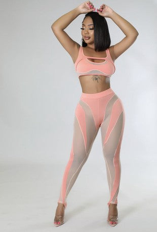 Blush Mirage Mesh Set