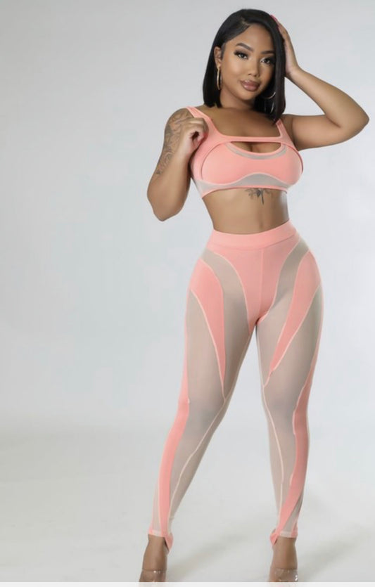 Blush Mirage Mesh Set