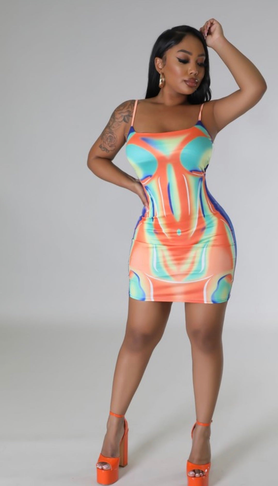 Heatwave Illusion Bodycon